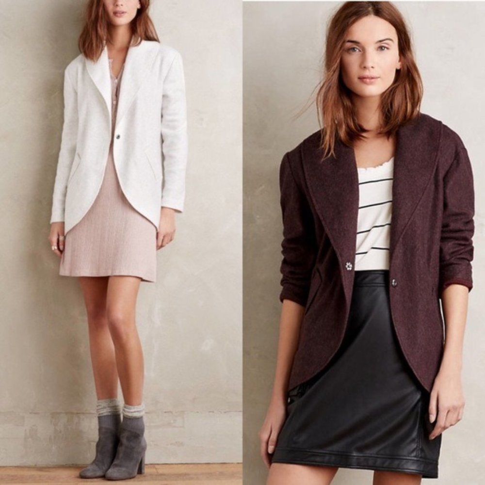 Anthropologie Fleeced Cocoon Jacket by Lilka Sz XS